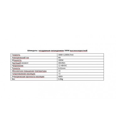 Шпиндель с воздушным охлаждением 300W высокоскоростной (14775)