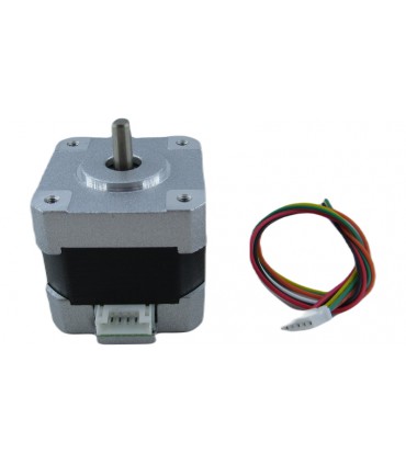 Шаговый двигатель для станков и принтеров 42HS02-13 2 фазы 4 провода 1.8 градуса (19086)