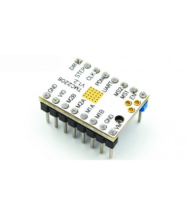 Драйвер шагового двигателя TMC2208 V1.2 UART 2.8A StepStick (17969)