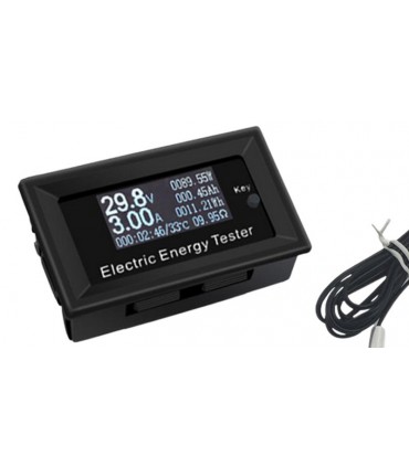 Цифровой тестер ваттметр 7 в 1 с OLED-дисплеем DC 300V 20A (14642)