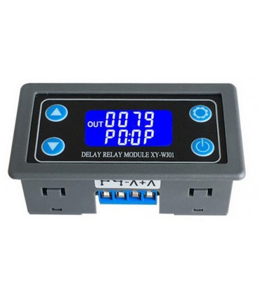 Модуль XY-WJ01 встраиваемый таймер реле времени с ЖК дисплеем (18227)