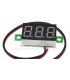 Миниатюрный цифровой вольтметр постоянного тока 0.28 4.5-30V (18613)