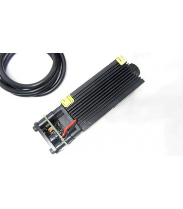 Лазерный модуль с драйвером и вентилятором 3pin PWM 450nm 3.5W (15987)