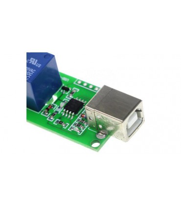 Релейный модуль 1 канал управление по USB 5V 220V 10A (17823)