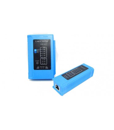 Тестер сетевых кабелей LAN RJ11 RJ45 (12477)