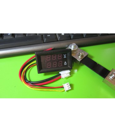 Амперметр вольтметр 100 А в комплекте с шунтом (10520)