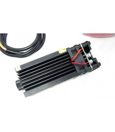 Лазерный модуль с драйвером и вентилятором 3pin PWM 450nm 6W (15989)