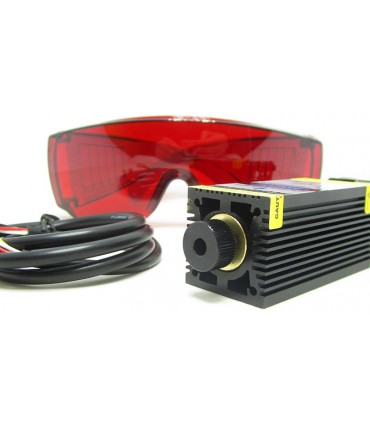 Лазерный модуль с драйвером и вентилятором 3pin PWM 450nm 2.5W (15988)