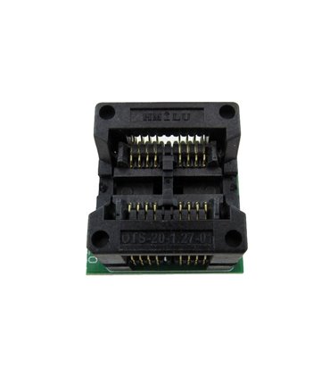 Адаптер ZIF для программирования OTS20 1.27mm SOP20 to DIP20 (16599)