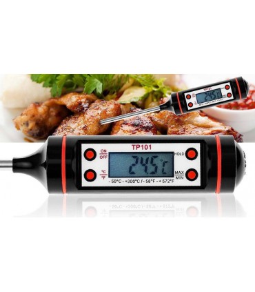 Цифровой градусник термометр TP101 со щупом иглой (11510)