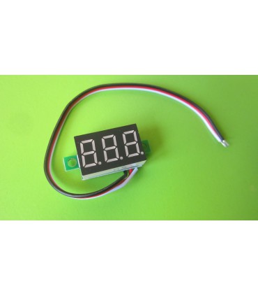Вольтметр миниатюрный DC 0-30V (12068)