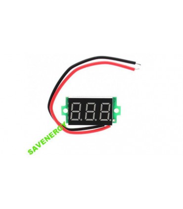 Вольтметр миниатюрный цифровой 4.5-32V 0.36 (10622)