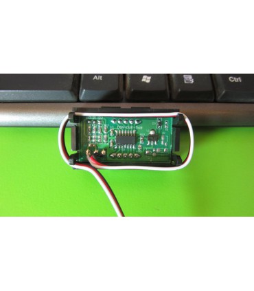 Цифровой встраиваемый вольтметр постоянного тока DC 0-30V (12696)