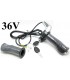 Комплект ручка газа с индикатором заряда и замком зажигания 36V (15193)