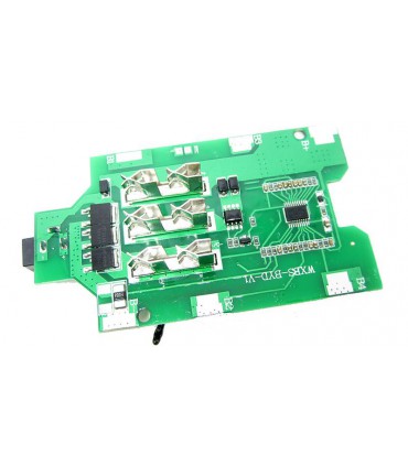 Плата контроллер шуруповерта Li-Ion 5S 18650 18V 30A 100*56мм (15791)
