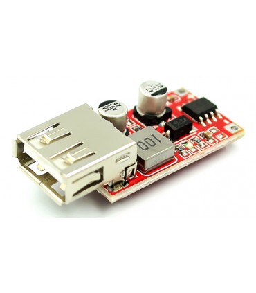 Понижающий преобразователь DC 9-24V до 5V DC-DC 3A USB (17530)