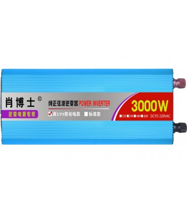 Домашний UPS ИБП инвертор чистая синусоида 220V 3000W 12V (19195)