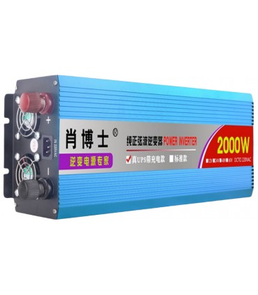 Домашний UPS ИБП инвертор чистая синусоида 220V 2000W 12V (19194)