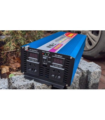 Домашний UPS ИБП инвертор чистая синусоида 220V 2000W 12V (19194)