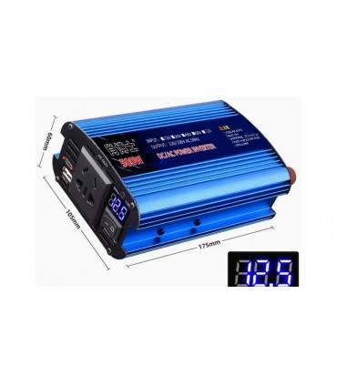 Инвертор DC 12V to AC 220V 500W модифицированный синус (18854)