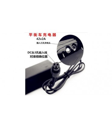 Компактный блок питания зарядное устройство для гироскутера 36V 2A 112*50*33мм (16304)