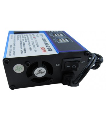Инвертор DC 12V to AC 220V 300W модифицированный синус (18853)