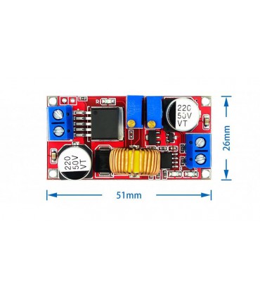 Понижающий драйвер светодиодов DC XL4015 5А (11573)