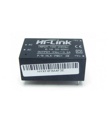 Изолированный блок питания AC-DC 220V to 5V HLK-PM01 (14272)