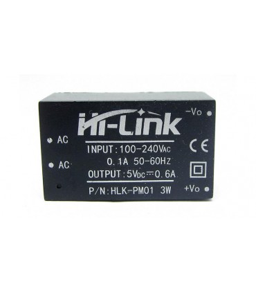 Изолированный блок питания AC-DC 220V to 5V HLK-PM01 (14272)