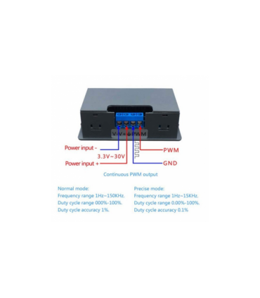 Модуль ШИМ-генератора импульсов 1Hz-150kHz 3.3-30V (XY-KPWM) (15920)