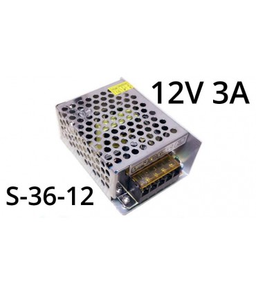 Импульсный блок питания трансформатор 12V 3A S-36-12 (15588)