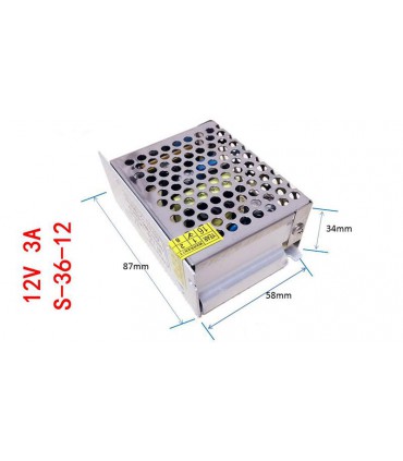 Импульсный блок питания трансформатор 12V 3A S-36-12 (15588)