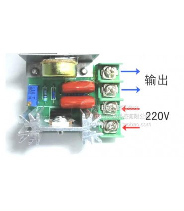 Электронный симистор тиристорный регулятор 2000W (10565)