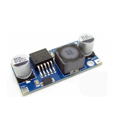 Понижающий преобразователь напряжения LM2596S 6-40V to 12V 3A (15170)