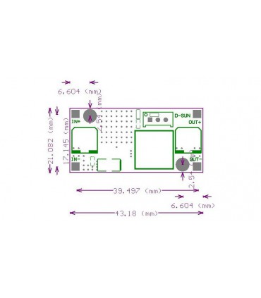 DC-DC преобразователь понижающий 3А LM2596 (10139)