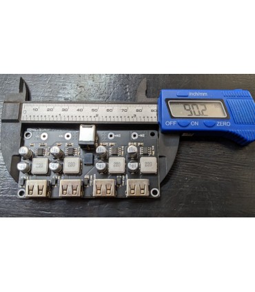 Понижающий преобразователь QC2.0 QC3.0 USB 4*USB (19343)