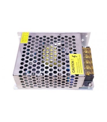 Блок питания металлический ледовский 12V 5A 60W S-60-12 (19377)