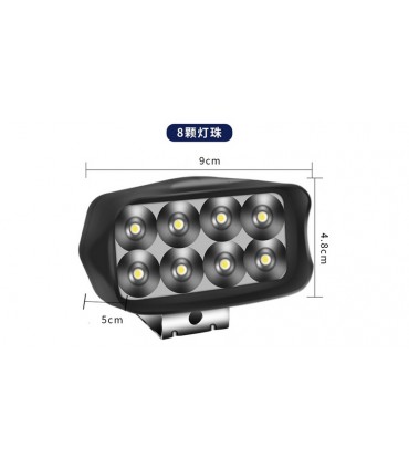 Фара для электровелосипеда водонепроницаемая LED 12-90V 24W (17495)