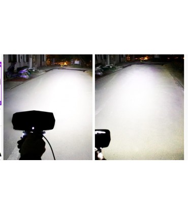 Фара для электровелосипеда водонепроницаемая LED 12-90V 24W (17495)