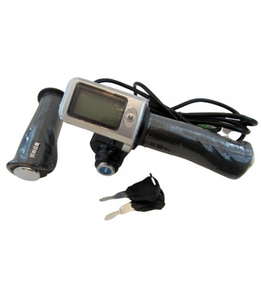 Ручка газа пара для электровелосипеда с LCD дисплеем под 72V (17479)