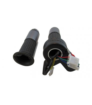 Ручка газа для электровелосипеда пара с переключателем и кнопкой (17469)