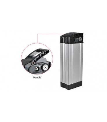 Алюминиевый корпус для батареи электровелосипеда Haiba 410*110*90мм (17444)