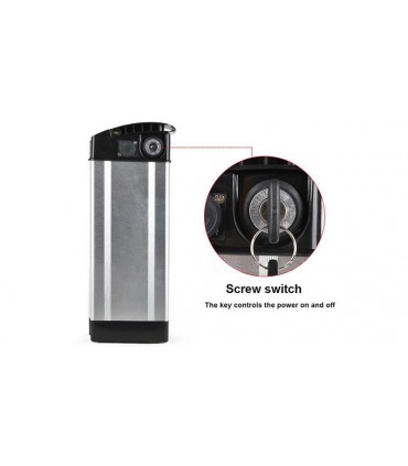 Алюминиевый корпус для батареи электровелосипеда Haiba 410*110*90мм (17444)