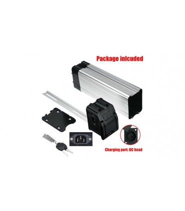 Алюминиевый корпус для батареи электровелосипеда Haiba 385*110*90мм (17443)