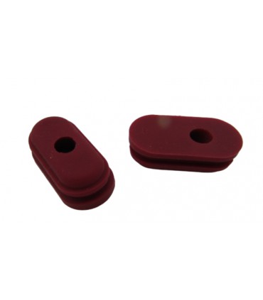 Заглушка передняя резиновая для электросамоката Xiaomi M365 красная (17365)