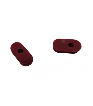 Заглушка передняя резиновая для электросамоката Xiaomi M365 красная (17365)