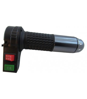 Ручка газа электровелосипеда комплект с переключателем и кнопкой (16978)