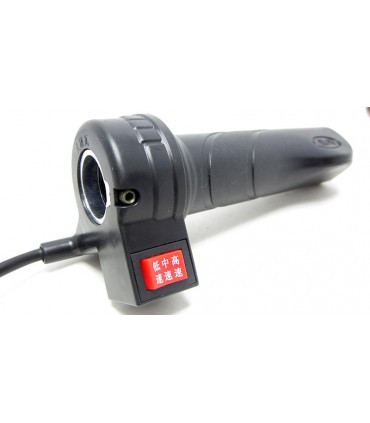 Правая ручка газа с переключателем на три положения 22мм (15203)