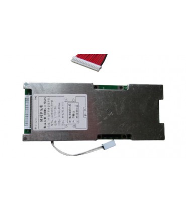 Плата контроллер аккумулятора BMS LiIon 17S 64V разряд 60A заряд 60A (17659)