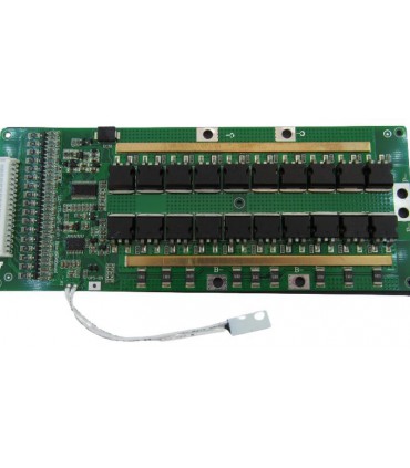Плата контроллер аккумулятора BMS LiIon 17S 64V разряд 60A заряд 60A (17659)